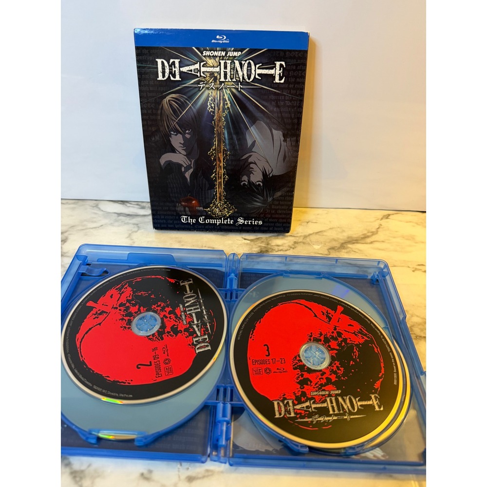 Death Note The Complete Series Blu-ray 5-Disc Set Episodes 1-37 Viz Media TV-14 - Picture 4 of 5